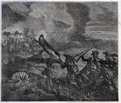 Loanon taistelu tapahtui 23.-24. marraskuuta 1795 ensimmäisen liittouman sodan aikana - Maurice La Charestin uusi kansallinen tietosanakirja - 1870 - tekijältä French School