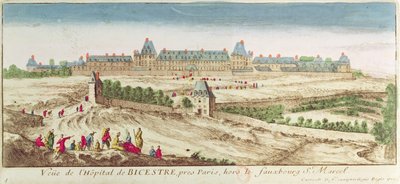 Bicetren turvapaikka Pariisissa, 1710 tekijältä French School