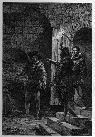 Guy Fawkesin vangitseminen - Guy Fawkesin pidätys (Guido Falxius, joka tunnetaan nimellä John Johnson, englantilainen katolinen tekijältä French School