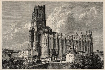 Pyhän Cecilian katedraali basilika - albin katedraali - tekijältä French School