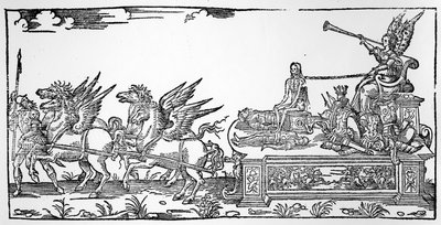 The Chariot of Fame, osa Henri II:n voittoa, julkaistiin vuonna 1551 tekijältä French School