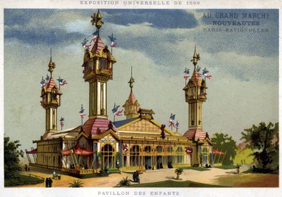 Lasten paviljonki, Paris Batignolles. tekijältä French School