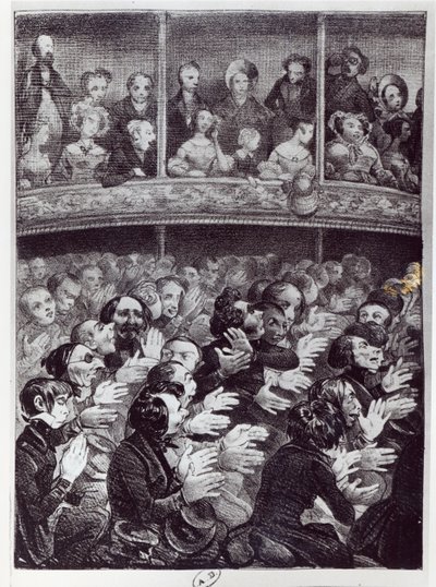 Klakki toiminnassa, n. 1830-40 tekijältä French School