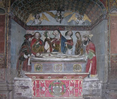 The Tombment, n. 1523 (maalattu kivi) tekijältä French School