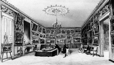 Galerie Durand-Ruel, 103, rue des Petits-Champs, Pariisi, 1800-luvun toinen puoli tekijältä French School