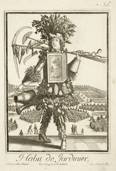 The Gardeners Costume, kuvitus Denis Diderot