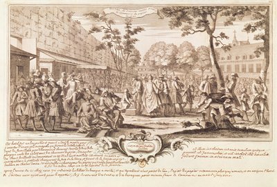 Hotel de Soissons vuonna 1720 tekijältä French School