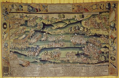 Kahden armeijan tapaaminen Jarnacin taistelussa 13. maaliskuuta 1569 tekijältä French School