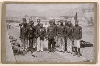 Mission Marchand, joka lähti Loangosta Kongosta ja saavutti Fachodan Sudanissa 1897–1898 tekijältä French School