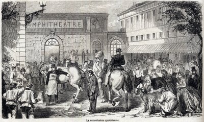 Alfortin kansallinen eläinlääkintäkoulu - Les grandes écoles de France - Maison Alfortin eläinlääkintäkoulu vuonna 1866 - Päivittäinen konsultaatio - Kaiverrus vuoden 1866 "Le monde illustrious" -kirjaan tekijältä French School