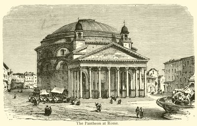 Pantheon Roomassa (kaiverrus) tekijältä French School