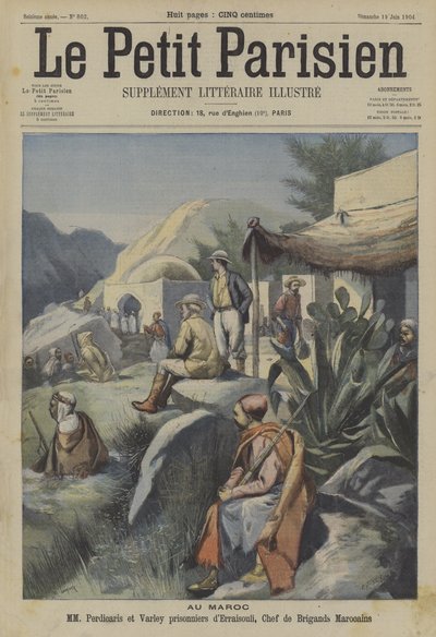 Perdicariksen tapaus, Marokko (väri litho) tekijältä French School