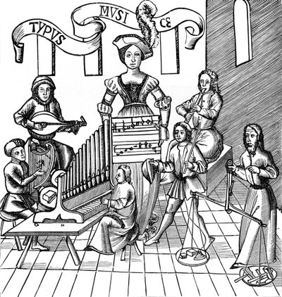 "Musiikin personifikaatio" tekijältä French School