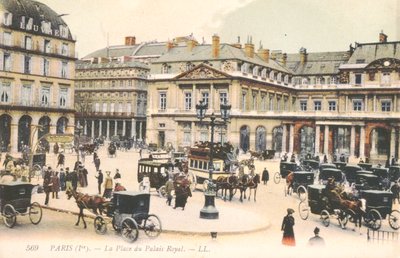 Place du Palais Royal Pariisissa, 1910 tekijältä French School