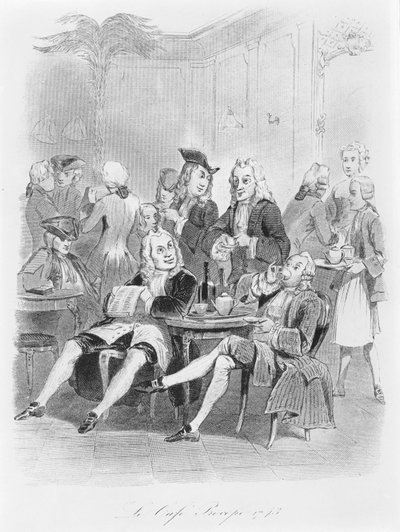 Procope vuonna 1743, noin 1840 tekijältä French School