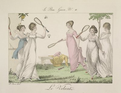 Shuttlecock, levy 11 Le Bon Genrestä, 1802 tekijältä French School