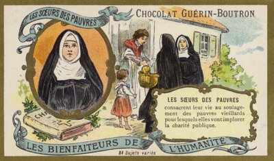 Köyhien sisaret (chromolitho) tekijältä French School