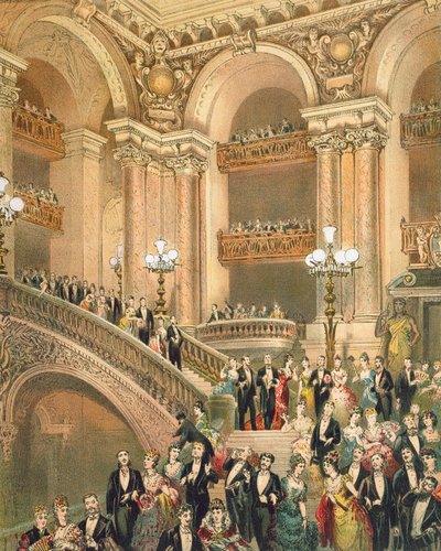 Oopperan portaat, n. 1875 tekijältä French School
