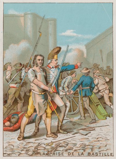 Bastilian rynnäkkö (kromoliitti) tekijältä French School