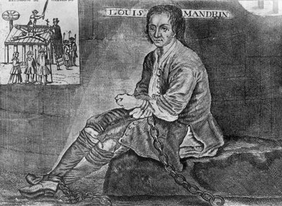 Louis Mandrinin (1724-55) kidutus ja teloitus tekijältä French School