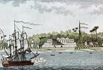 St. Louisin kaupunki, Senegal, LAfriquesta, R. Geoffroy, 1814 tekijältä French School