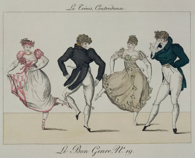 Trenis Quadrille, levy 19, Le Bon Genre, 1805 tekijältä French School