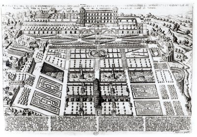 Villa dEsten palatsi ja puutarhat, Tivoli, Italia, n. 1600 tekijältä French School