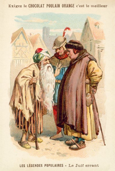 Vaeltava juutalainen (chromolitho) tekijältä French School