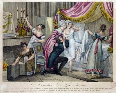 Hääyö, noin 1820 tekijältä French School