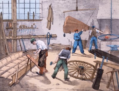The Wheelright, noin 1860 tekijältä French School