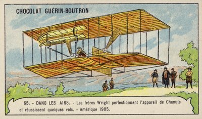 Wright Brothers viimeistelee Octave Chanuten lentokonetta ja tekee useita onnistuneita lentoja, USA tekijältä French School