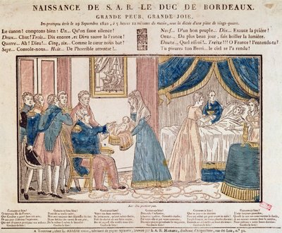 Henri Charles Ferdinand Marie Dieudonne de Francen syntymä, Bordeaux
