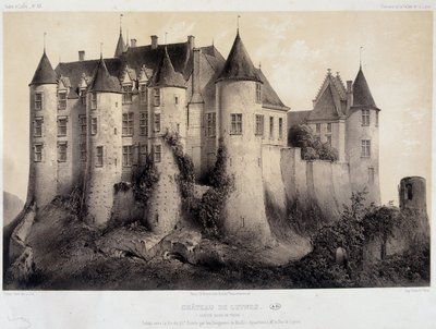 Luynesin linna - litografia tekijältä French School