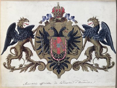 Itävallan valtakunnan vaakuna ennen vuotta 1867 tekijältä French School