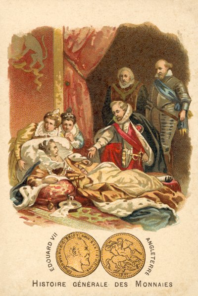 Englannin Elizabeth I:n kuolema 1603 tekijältä French School