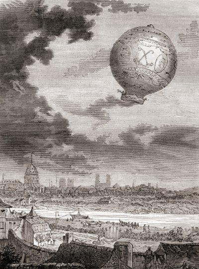 Ensimmäinen kiinnittämätön ilmapallolento, Jean-François Pilâtre de Rozier ja markiisi d