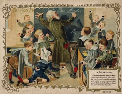 Kielletty peli (chromolitho) tekijältä French School
