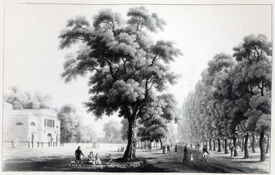 Pääkatu Praterissa, Wienissä, 1821 tekijältä French School