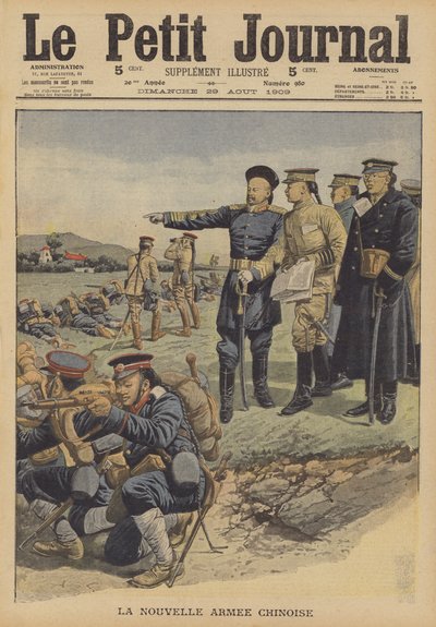Uusi Kiinan armeija (väri litho) tekijältä French School