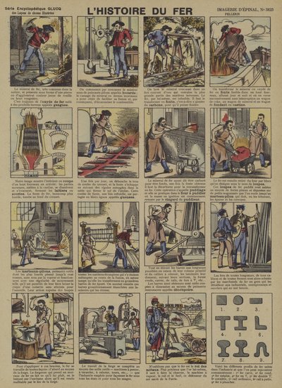 Raudan tarina (väri litho) tekijältä French School