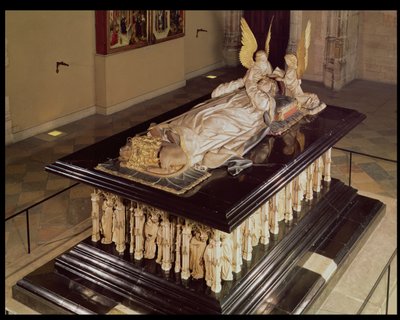 Jean de Marvillen (k. 1389), Claus Sluterin (k. 14056) ja Claus de Werven (n. 1380-1439) Burgundin herttuan (1342-1404) Filippus Rohkean hauta, tilattu luostarille Champmol, 1385-1410 tekijältä French School