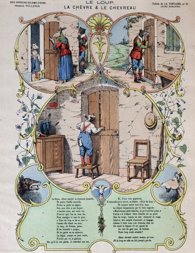 Susi, vuohi ja vuohi - Fables de La Fontaine en images d