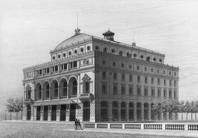 Theatre Lyrique, nyt Theater de la Ville, Place du Chatelet, Pariisi tekijältä French School