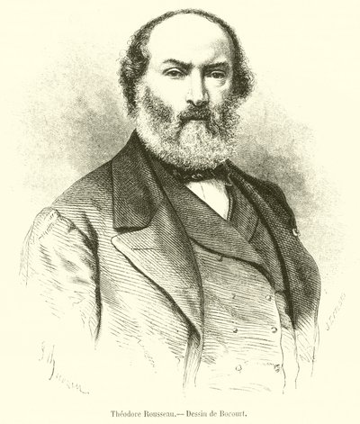 Theodore Rousseau (kaiverrus) tekijältä French School