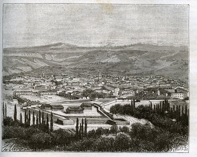 Tlemcen en agery 1800-luvulla - V.A. Malt-Brownin kaiverrus "La France illustrée: maantiede, historia, tilastohallinto". 1884 tekijältä French School