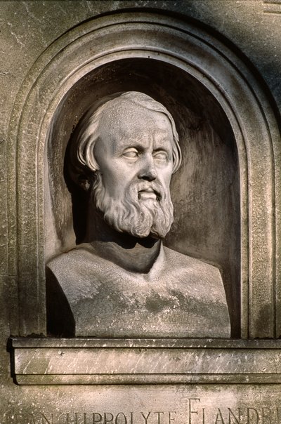 Hyppolyte Flandrinin hauta (1809-64) tekijältä French School