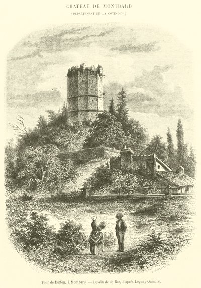 Buffon Tower, Montbardissa (kaiverrus) tekijältä French School