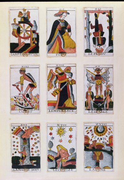 Perinteiset Tarot-kortit tekijältä French School