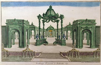 Trellis Archway teloitettu Bellevuessa (värikaiverrus) tekijältä French School