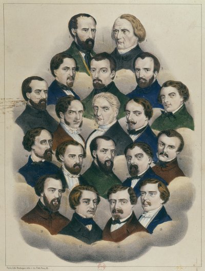 Ranskan republikaanien mielenosoituksen johtajien oikeudenkäynti Bourgesissa 15. toukokuuta 1848 Pariisissa tekijältä French School